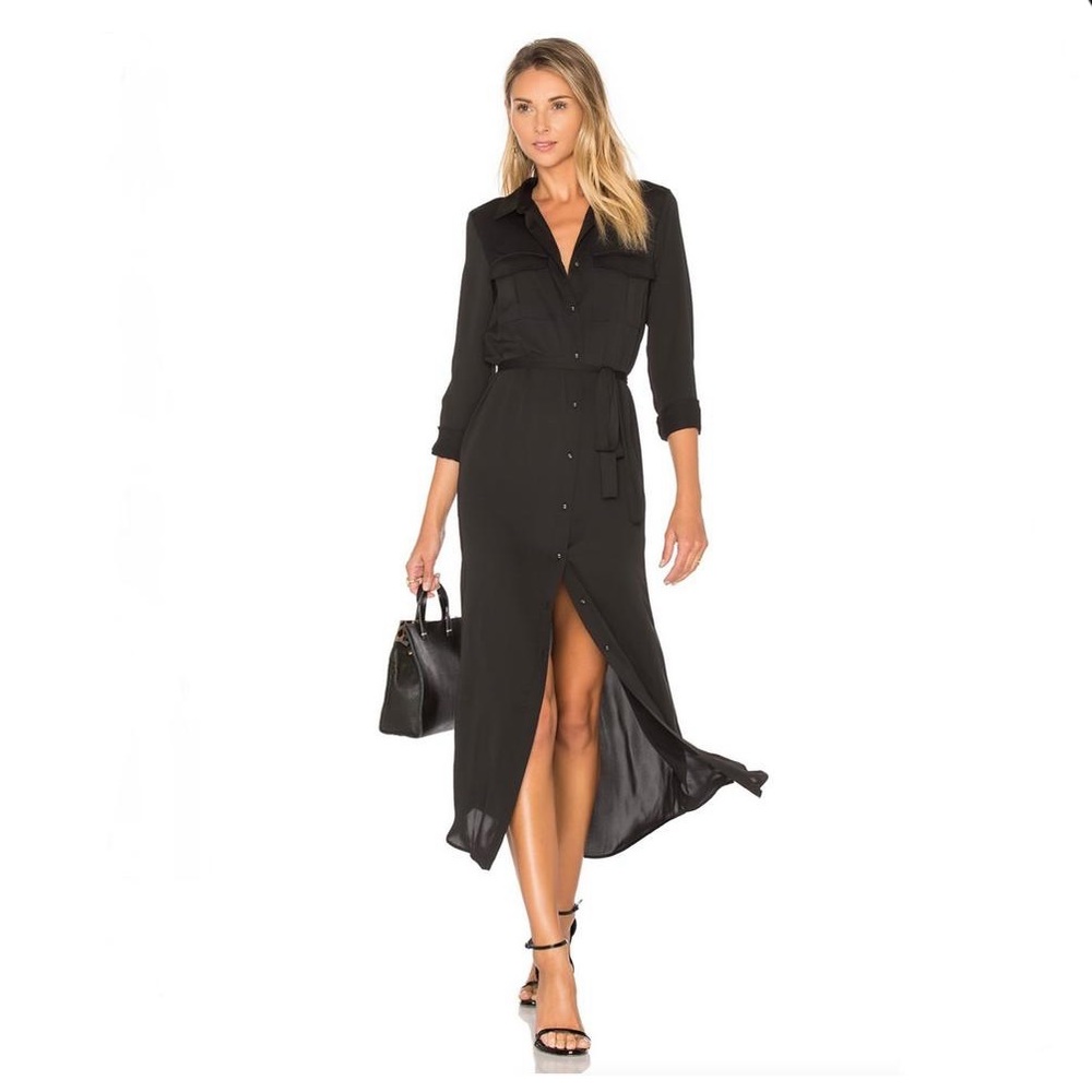 Long sleeve shirt dress